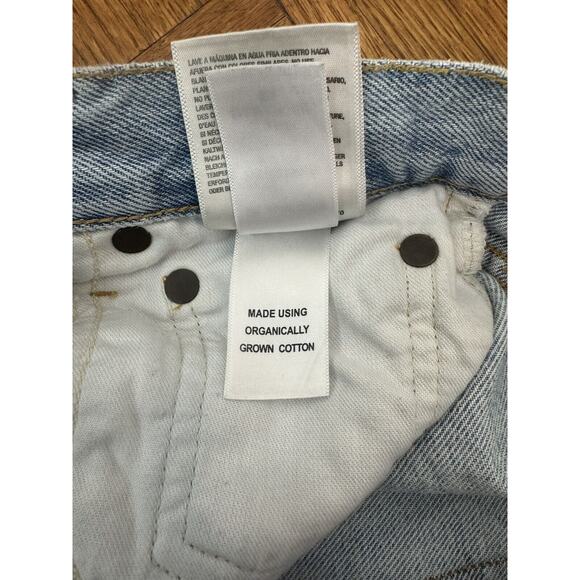 AGOLDE JEANS 90'S HIGH RISE PINCH WAIST STRAIGHT DISTRESSED SIZE 23 #54667 - Picture 12 of 16